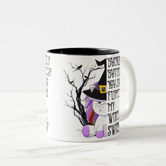 boterhammenheks tweekleurige koffiemok (Voorkant rechts)