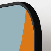 Boternoot Fade Cirkel Streep met Naam Pickleball Paddle (Links Detail)