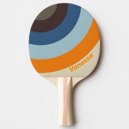 Boternoot Fade Cirkel Streep met Naam Tafeltennisbatje