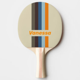 Boternoot Fade Pin Strepen met Naam Tafeltennisbatje