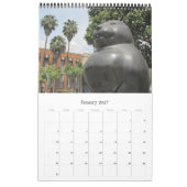 Botero-beelden 2026 kalender (Jan 2027)