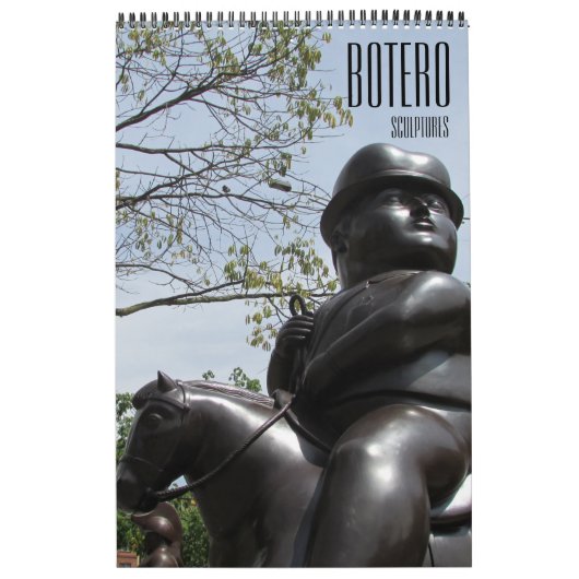 Botero-beelden 2026 kalender (Hoes)