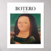Botero - Mona Lisa Poster (Voorkant)