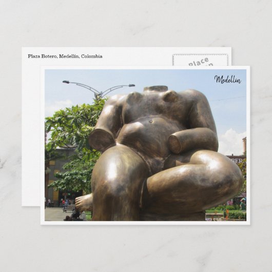 botero zonder kop briefkaart (Voorkant / Achterkant)