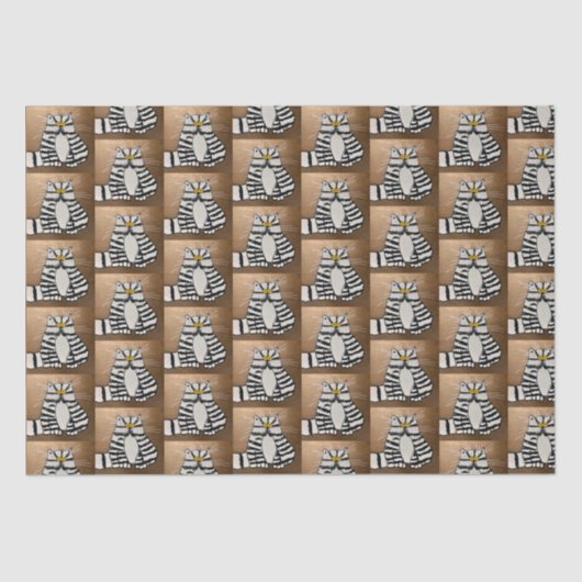 Botero's kattenpapier tissuepapier (Voorkant)