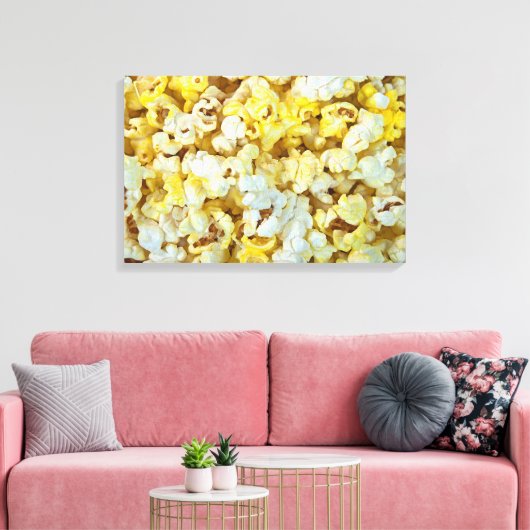 boterpopcorn canvas afdruk (Insitu (Woonkamer))