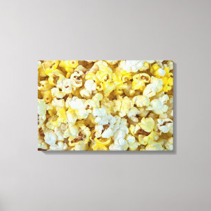 boterpopcorn canvas afdruk