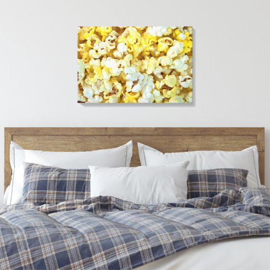 boterpopcorn canvas afdruk (Insitu (Slaapkamer))
