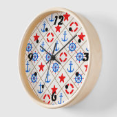 Boterreis . blauw , rood, zeeman , zee , anker (Hoek)