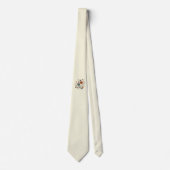 boterroom bloemboeket stropdas (Voorkant)