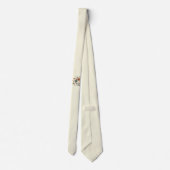 boterroom bloemboeket stropdas (Achterkant)