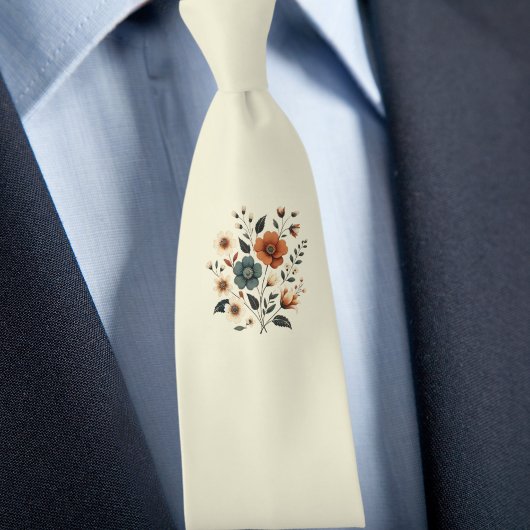 boterroom bloemboeket stropdas