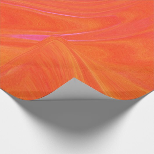 Boterscotch glanzend verpakkingspapier cadeaupapier (Hoek)