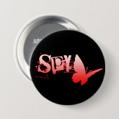 boterSPY. Ronde Button 7,6 Cm (Voorkant /achterkant)