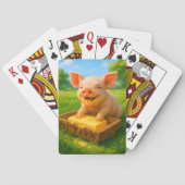 botervarken pokerkaarten (Achterkant)