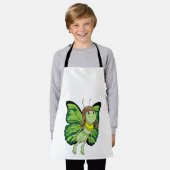 Botervlieg als piloot met piloot-pet schort (Gedragen)