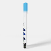 Botervlieg boven Blauwe kieuwen Case-Mate iPhone Case (Achterkant / Rechts)