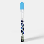Botervlieg boven Blauwe kieuwen Case-Mate iPhone Case (Achterkant / Links)