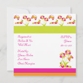 Botervlieg en Baby shower Kaart (Achterkant)