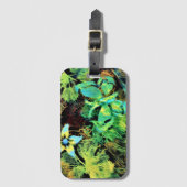 Botervlieg en bloem Rodilius-Bagagelabel Bagagelabel (Voorkant (verticaal))