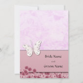 Botervlieg en bloemen kaart (Voorkant)