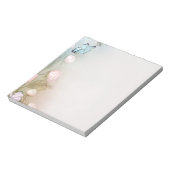 Botervlieg en bloemen notitieblok (Linkerzijde)