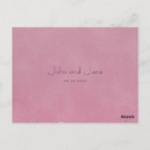 Botervlieg en bloemen Tafelnummer Briefkaart (Achterkant)