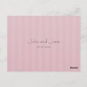 Botervlieg en bloemen Tafelnummer Briefkaart (Achterkant)