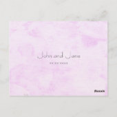 Botervlieg en bloemen Tafelnummer Briefkaart (Achterkant)