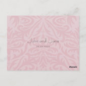 Botervlieg en bloemen Tafelnummer Briefkaart (Achterkant)