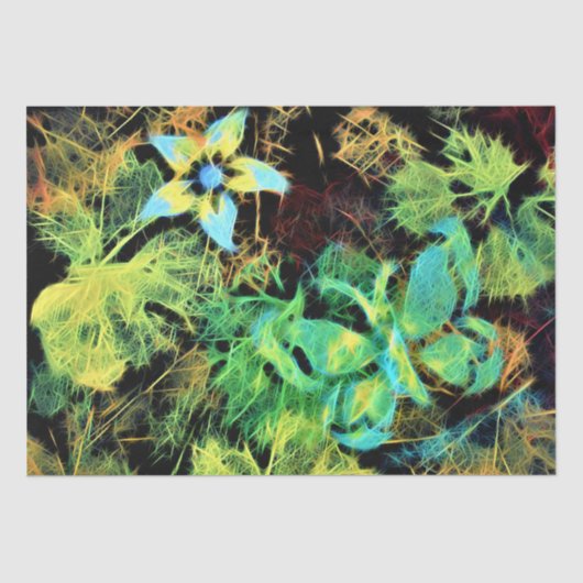 Botervlieg- en bloemenpapier voor Rodilius-weefsel Tissuepapier (Voorkant)