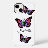 Botervlieg en Jouw naam op maat Case-Mate iPhone Case (Achterkant)