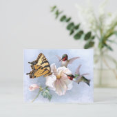 Botervlieg en luchtvogels briefkaart (Staand voorkant)