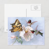 Botervlieg en luchtvogels briefkaart (Voorkant / Achterkant)