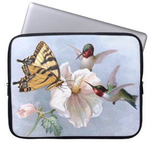 Botervlieg en luchtvogels laptop sleeve