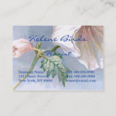 Botervlieg en luchtvogels visitekaartje (Achterkant)