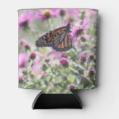 Botervlieg en Paarse weidebloemen Blikjeskoeler (Voorkant)