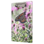 Botervlieg en Paarse weidebloemen Klembord (Links)