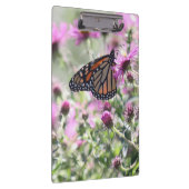 Botervlieg en Paarse weidebloemen Klembord (Rechts)