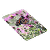 Botervlieg en Paarse weidebloemen Magneet (Rechterzijde)