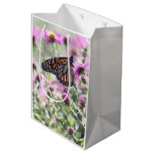 Botervlieg en Paarse weidebloemen Medium Cadeauzakje (Achterkant Gekanteld)