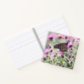 Botervlieg en Paarse weidebloemen Notitieboek (Binnen)