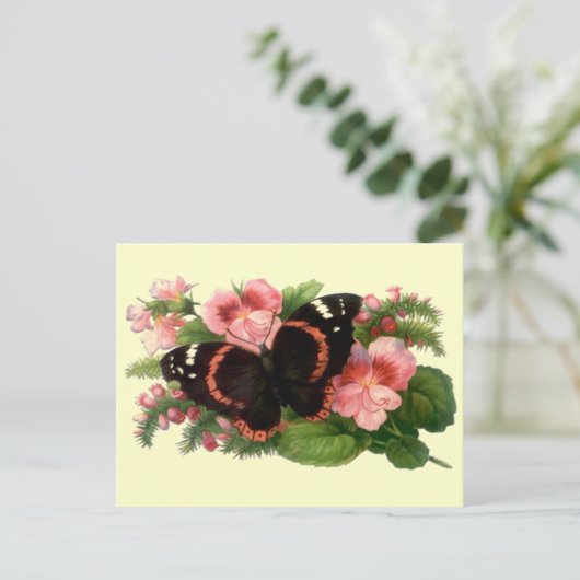 Botervlieg- en snoepgoed voor de tuin briefkaart (Staand voorkant)