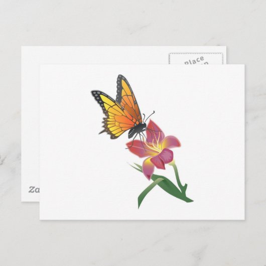 Botervlieg en ventilator briefkaart (Voorkant / Achterkant)