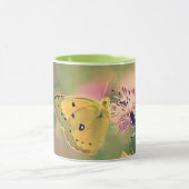 Botervlieg en wilde bloemen Mok koffie (Midden)