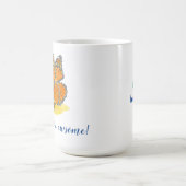 Botervlieg en zonnebloem koffiemok (Center)