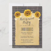 Botervlieg en zonnebloempitten op hout Kaart (Voorkant)