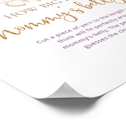 Botervlieg hoe groot is het poster van mama's buik (Hoek)