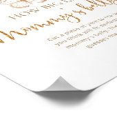 Botervlieg hoe groot is mama's buikspel poster (Hoek)