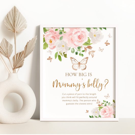 Botervlieg hoe groot is mama's buikspel poster